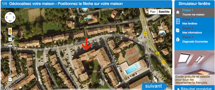 geolocalisation de votre logement