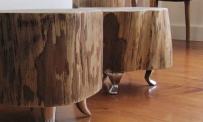 table tronc d'arbre