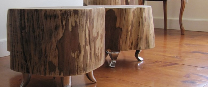 table tronc d'arbre