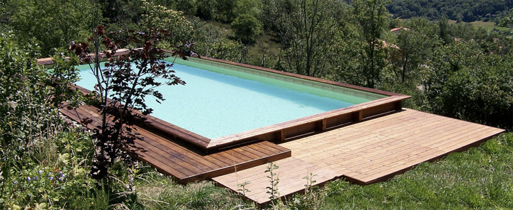 piscine en bois