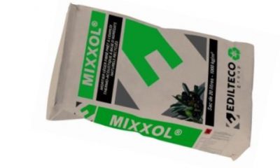 Le Mixxol est un mortier à base de noyaux d'olive aux caractéristiques équivalente à du béton classique