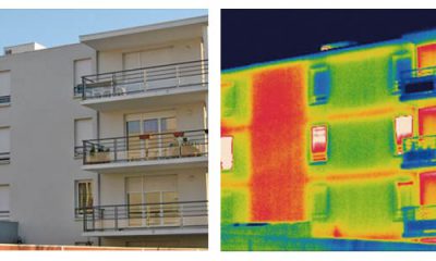 Diagnostic thermique d'une façade avec une caméra thermique