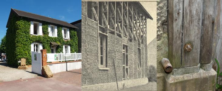 La première maison en paille du monde, se trouve en France