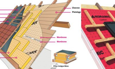 Isolation par l'extérieur d'une toiture