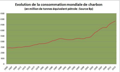 Consommation mondiale de charbon