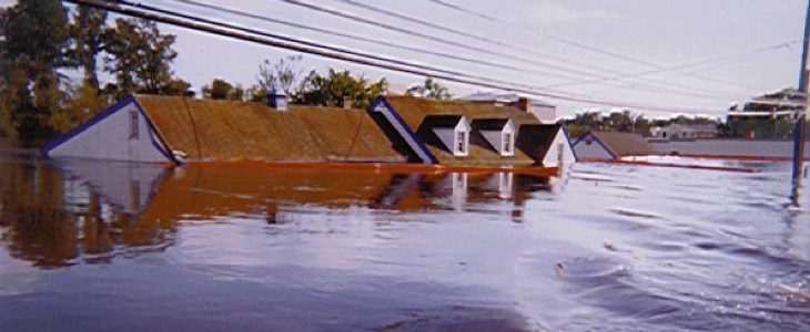 inondation suite à un cyclone